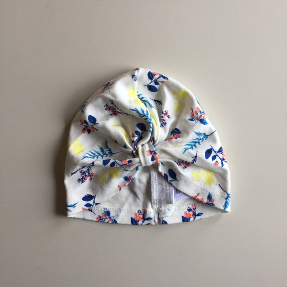 floral baby turban
